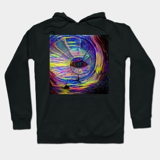 God eye and spiral of time Hoodie